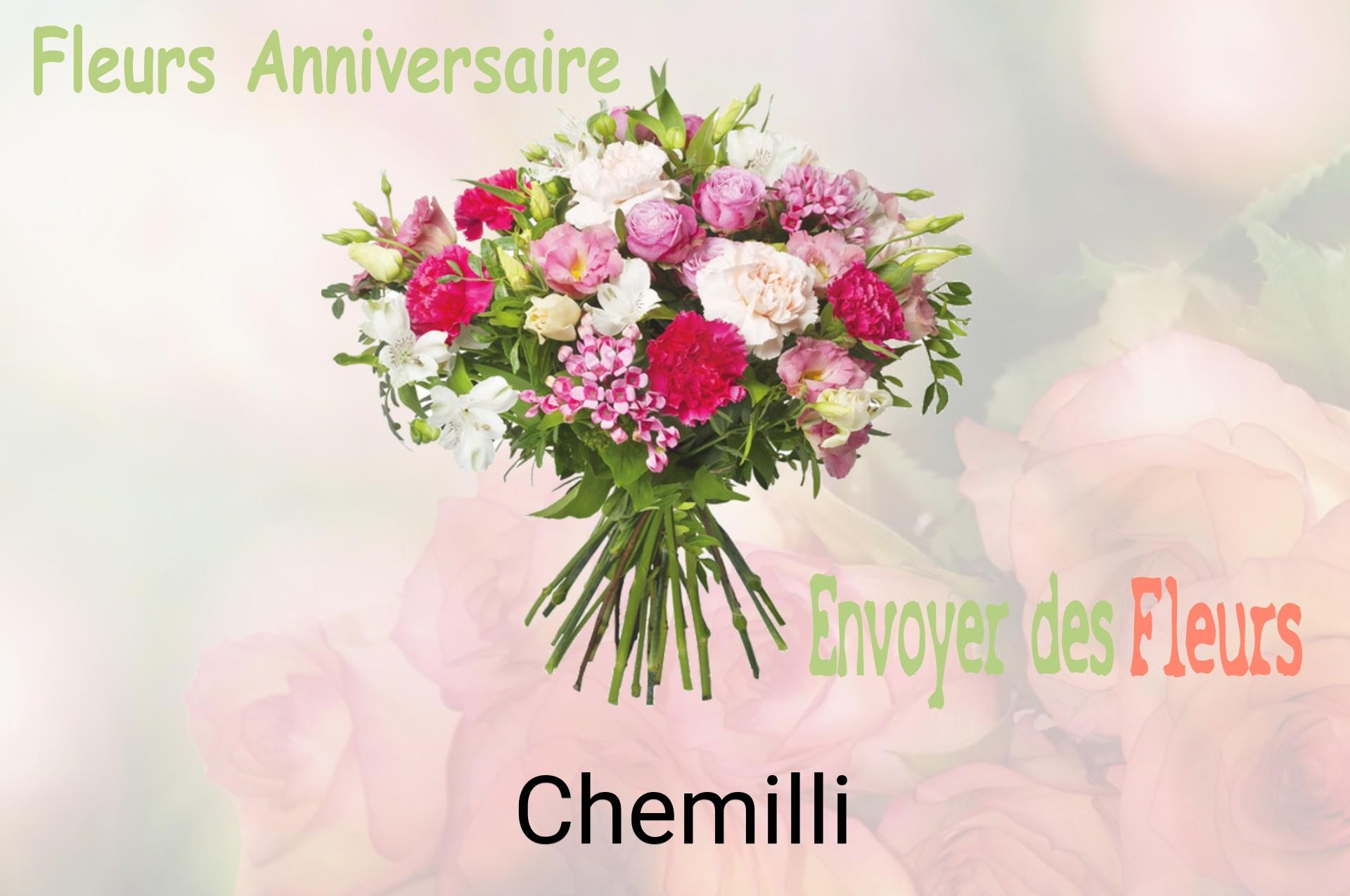 Bouquet de fleurs d’anniversaire livré à Chemilli